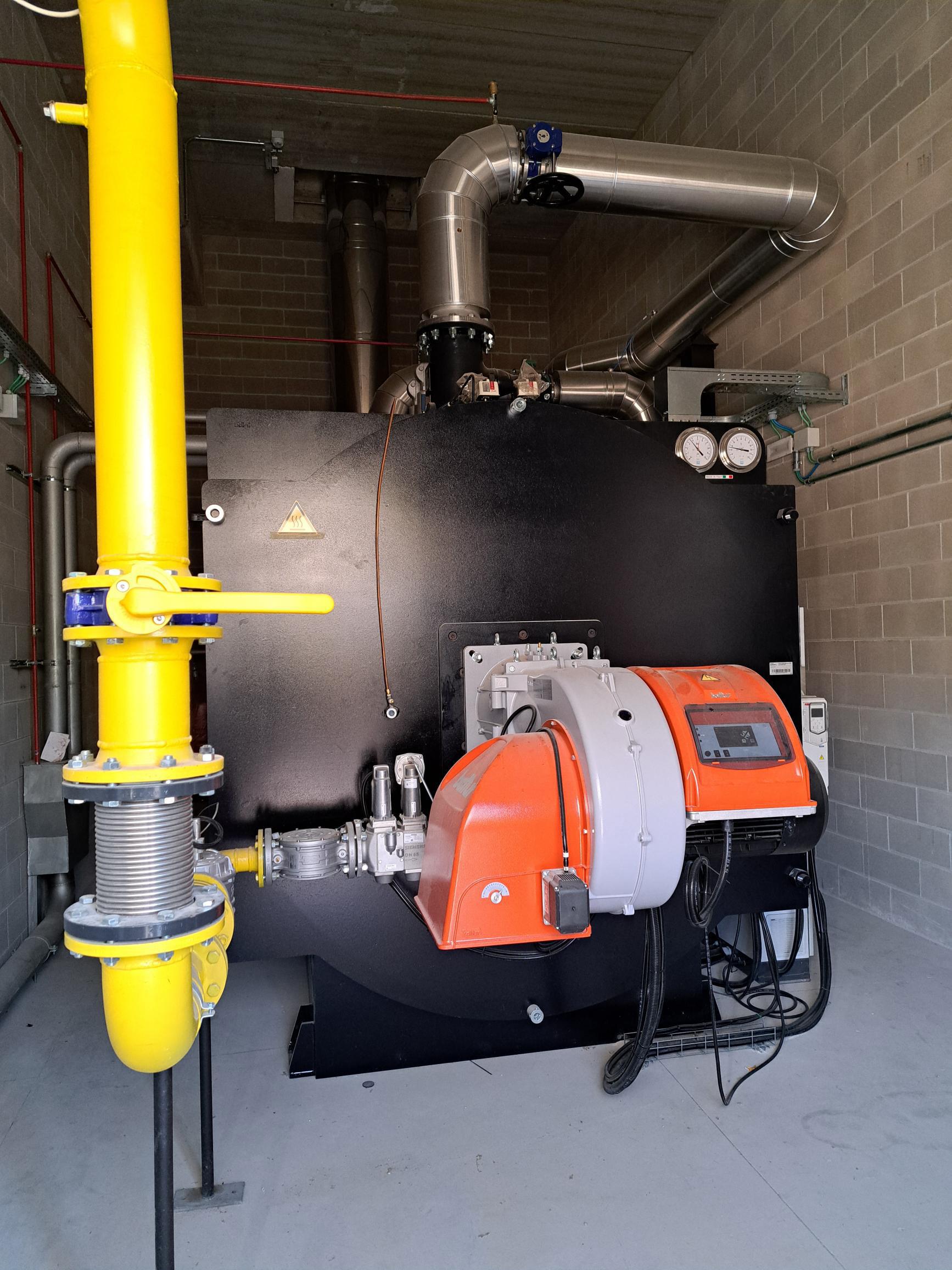 impianto di teleriscaldamento in cogenerazione e biomassa legnosa Romano di Lombardia