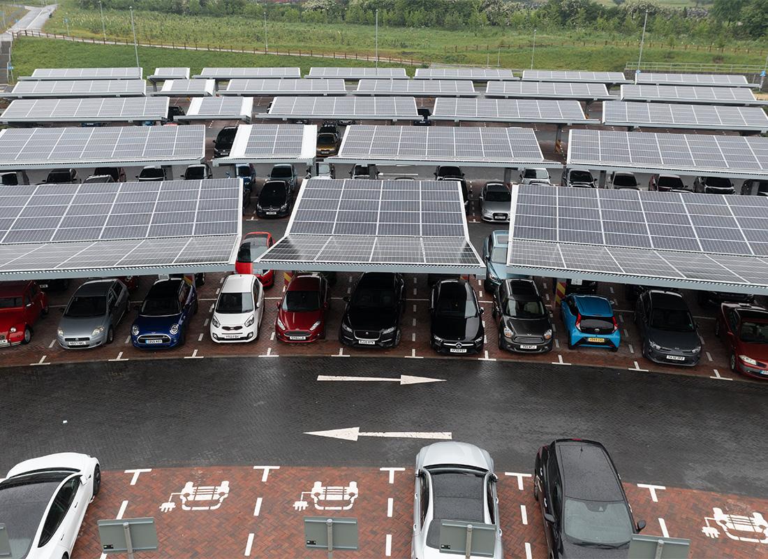 parcheggio per auto elettriche
